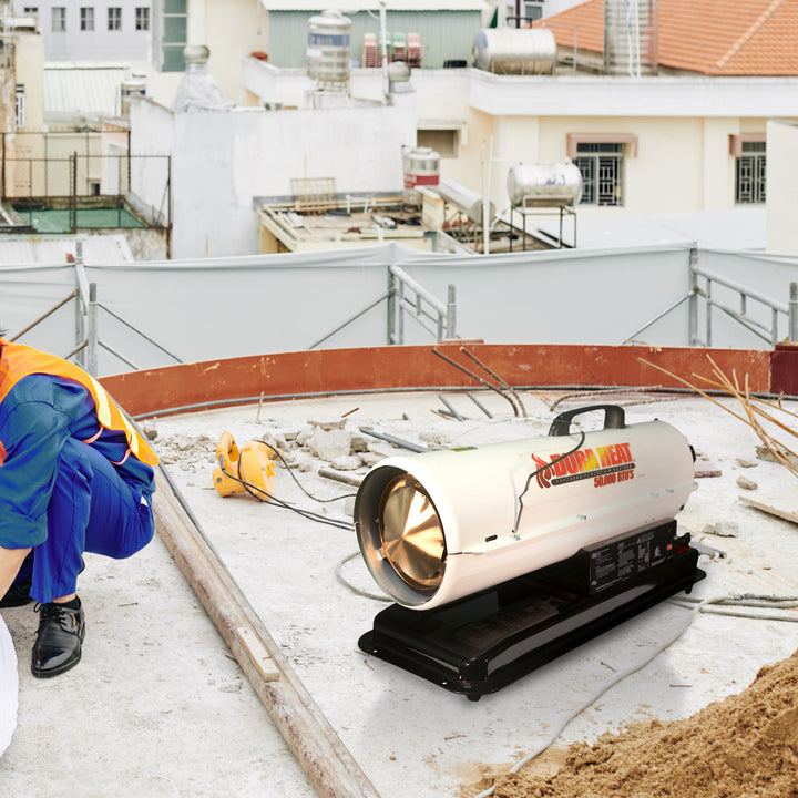 Dura Heat 50,000 BTU Portable Kerosene Air Heater with 5Gal Fuel Tank (Open Box) - VMInnovations