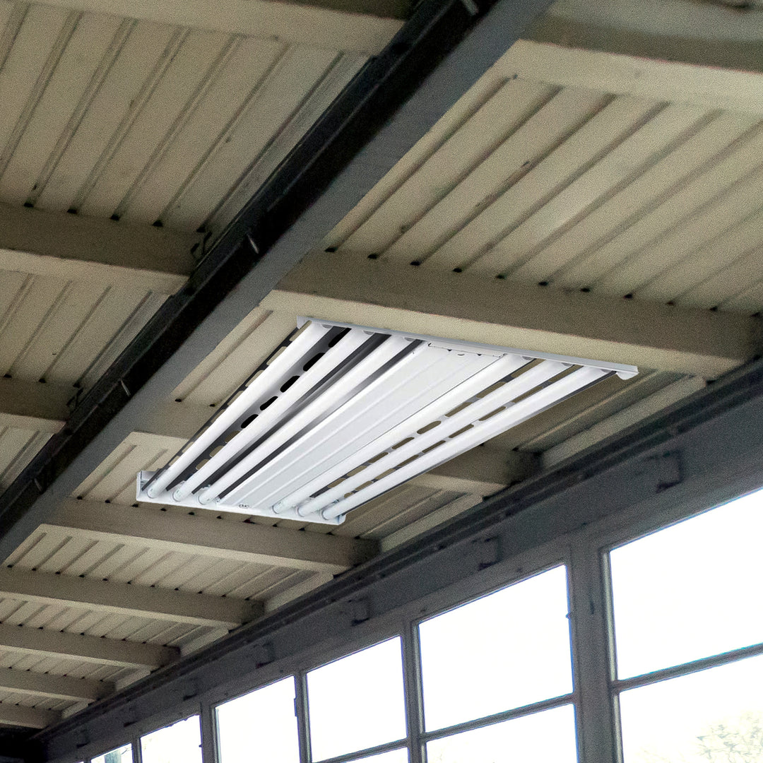 Metalux F Bay HBL 2 x 4' 4 Lamp T8 Commercial Fluorescent Lamp Fixture(Open Box)