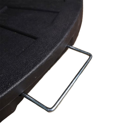 Four Seasons Courtyard Compact Cross Base for Offset Umbrella, Black(Open Box)