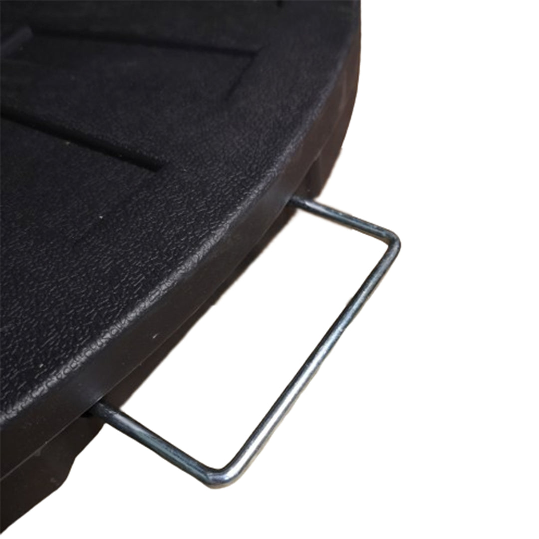 Four Seasons Courtyard 32lb Cross Base for Offset Umbrella, Black (Open Box)