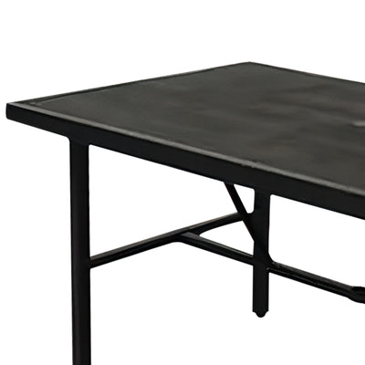 Four Seasons Courtyard Nantucket 40 x 72 Inch All Weather Patio Dining Table - VMInnovations