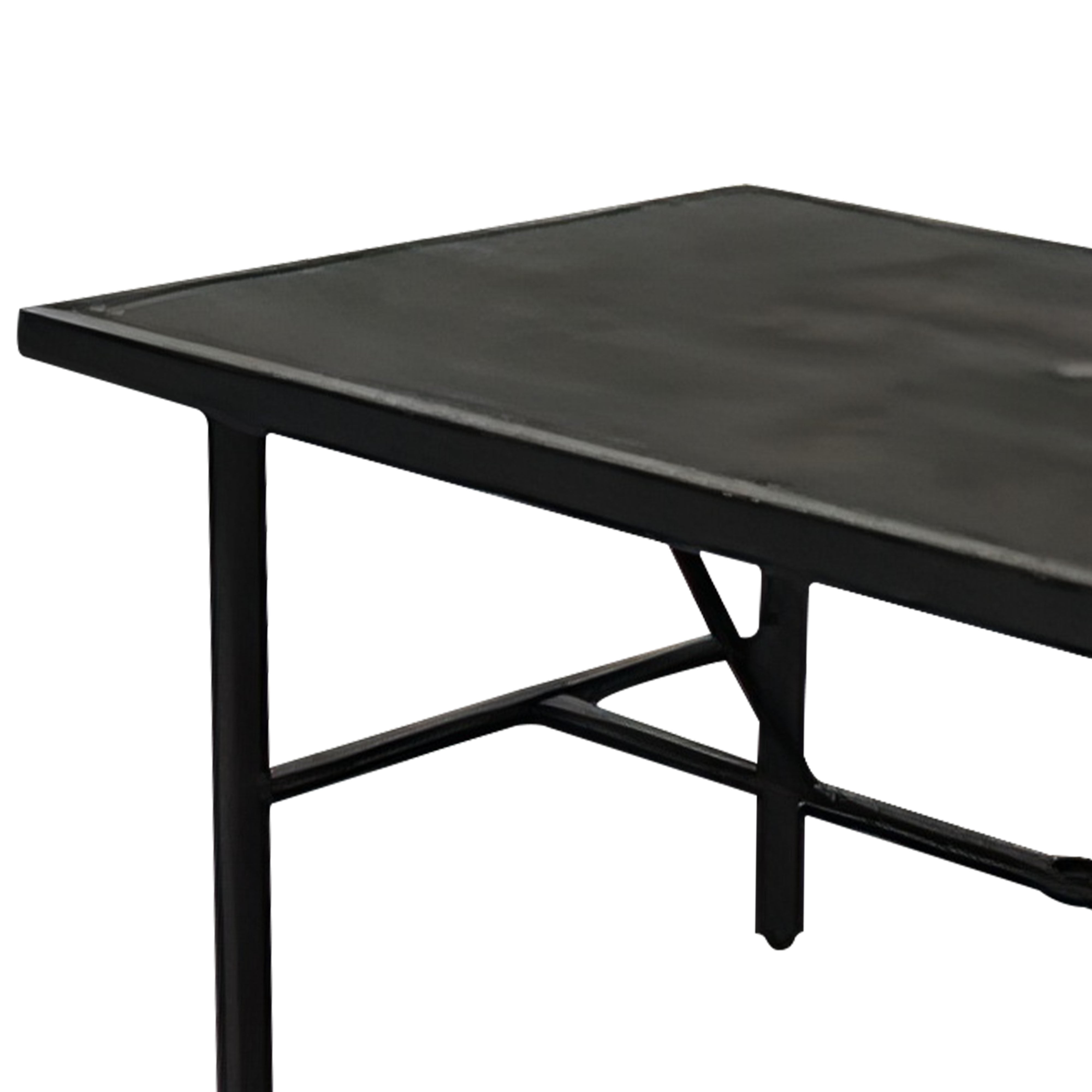 Four Seasons Courtyard Nantucket 40 x 72 Inch All Weather Patio Dining Table - VMInnovations