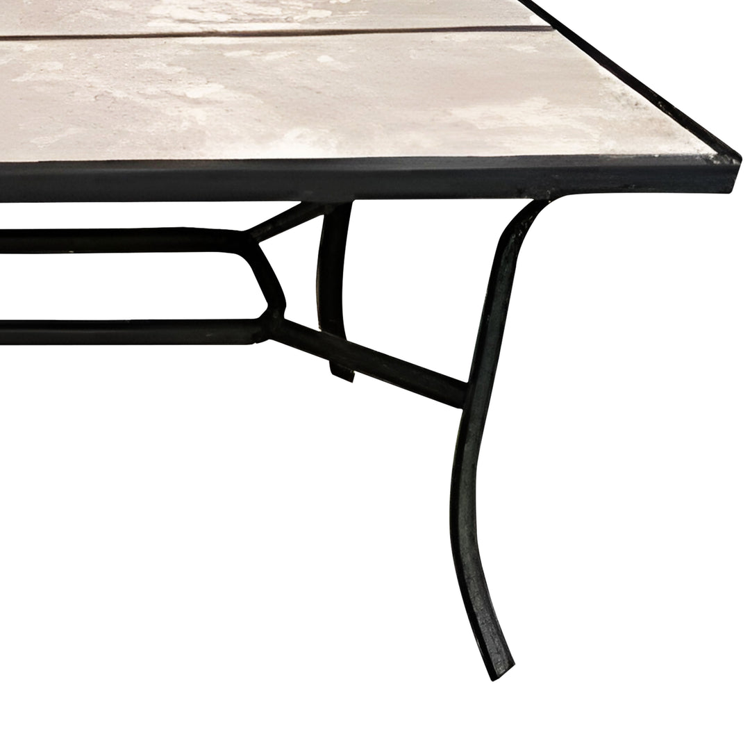 Four Seasons Courtyard Campton 70 Inch Hills Dining Table with Slate Finish