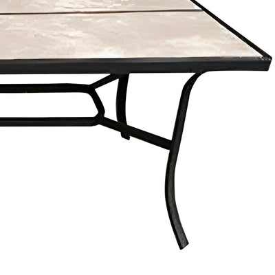 Four Seasons Courtyard Campton 70 Inch Hills Dining Table with Slate Finish - VMInnovations