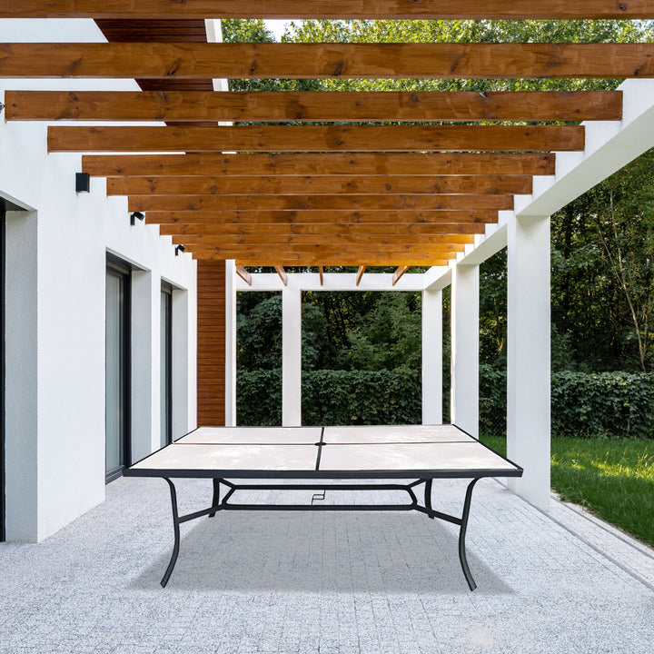 Four Seasons Courtyard Campton 70" Hills Dining Table w/Slate Finish (Open Box) - VMInnovations