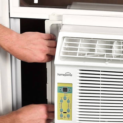 HomePointe 14500 BTU Air Conditioner w/Remote Control & Digital Panel (Open Box) - VMInnovations