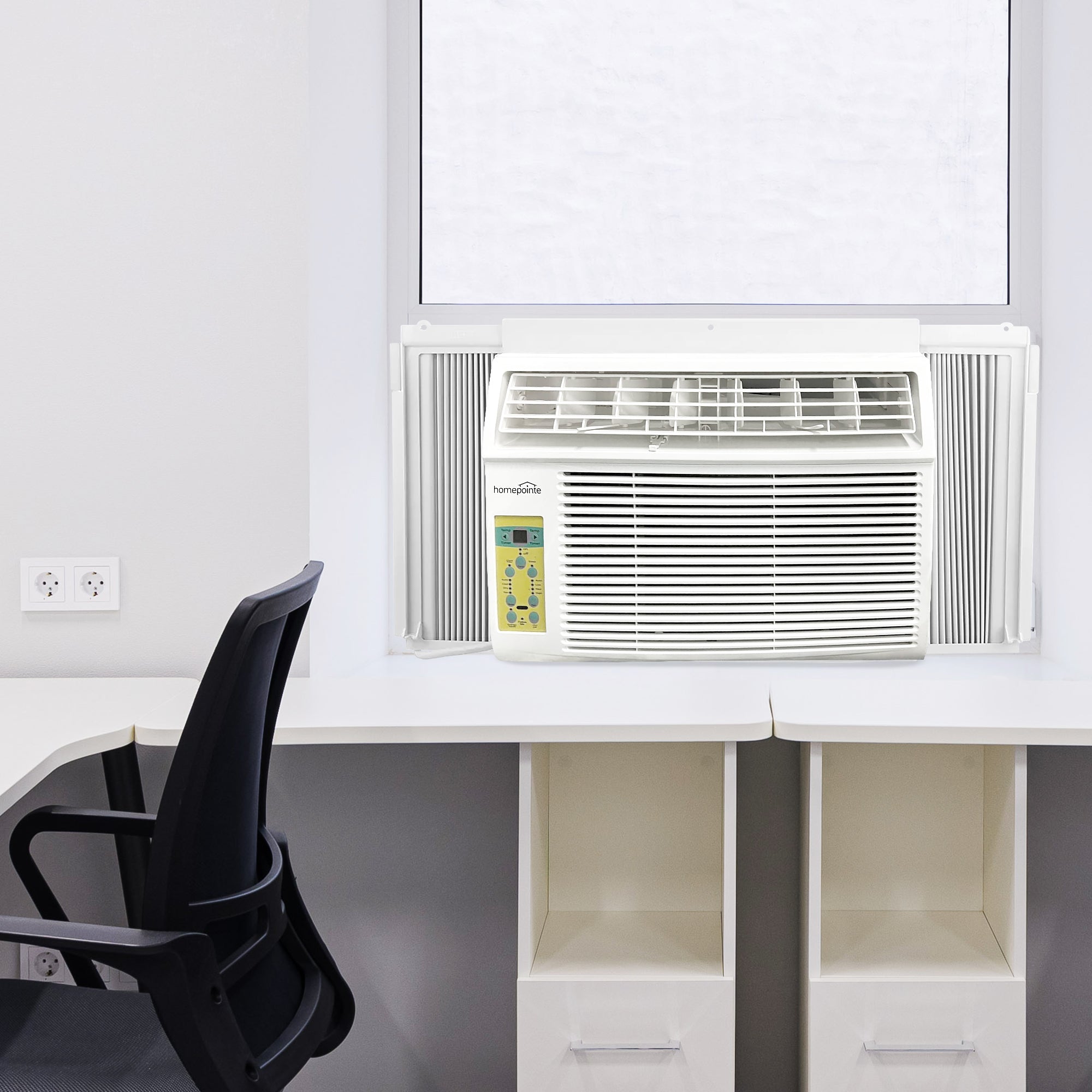 HomePointe 14500 BTU Air Conditioner w/Remote Control & LED Panel (For Parts) - VMInnovations
