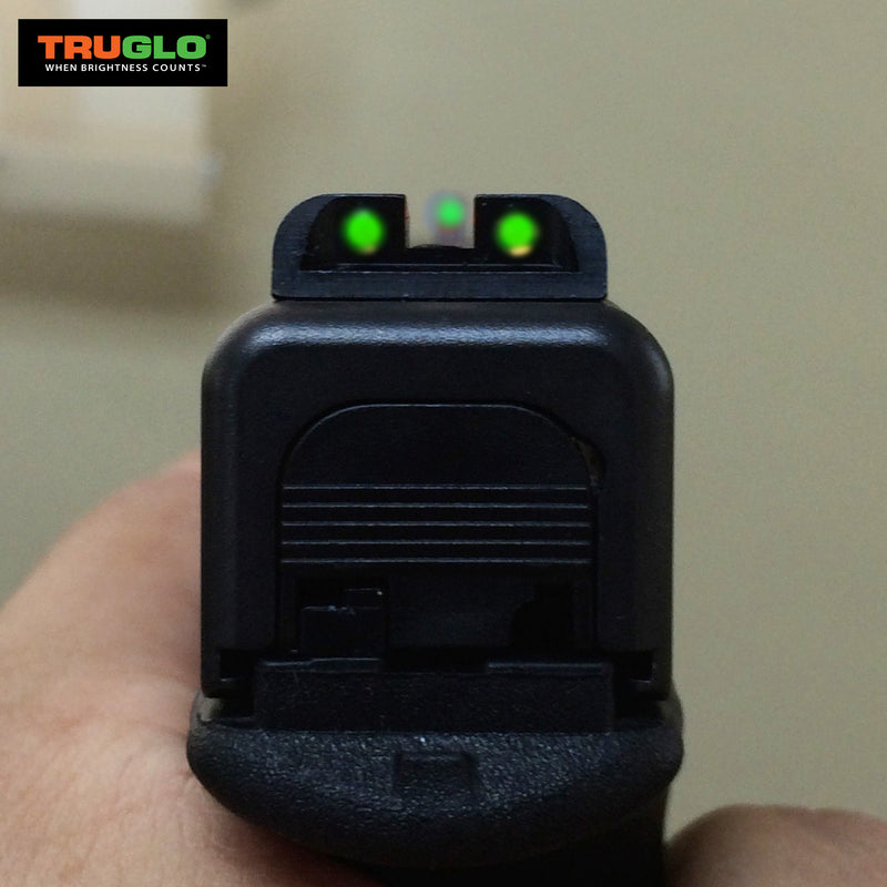 TruGlo Tritium Pro Brite Site High Set Glock Handgun Sight, Glock 20, 21, 29, 30