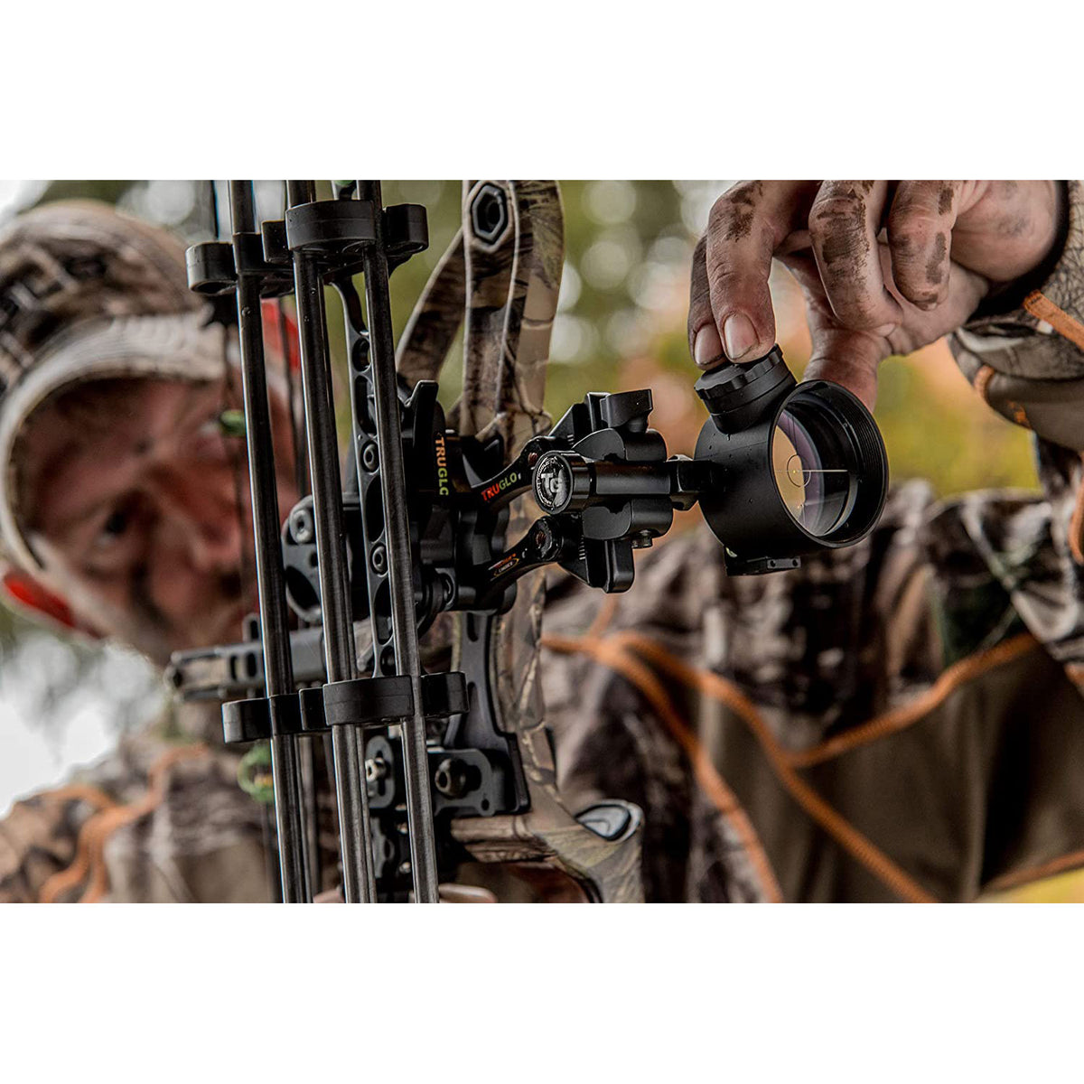 TruGlo Pro Power Dot Illuminated Adjustable Range Rover LED Bow Sight Accessory - VMInnovations