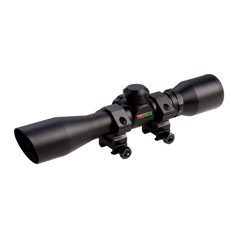 TruGlo Crossbow 4X32 Scope with Rings, Black - TG8504B3