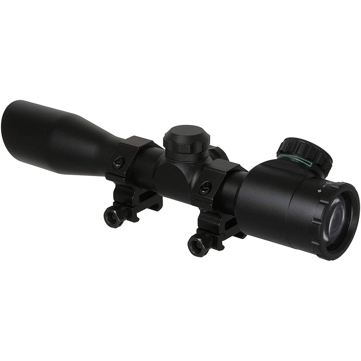 TruGlo Crossbow 4 x 32 Illuminated Aluminum Crossbow Scope with Rings (Open Box)