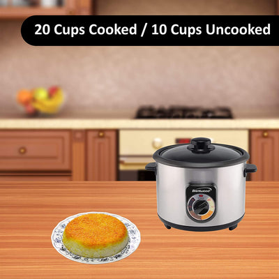Brentwood 20 Cup Persian Style Crunchy Tahdig Scorched Rice Cooker (Open Box) - VMInnovations