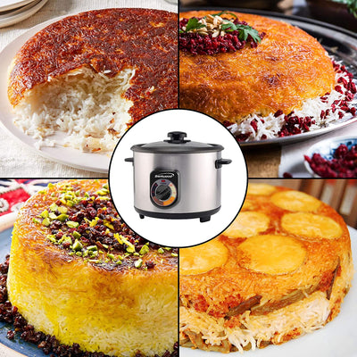 Brentwood 20 Cup Persian Style Crunchy Tahdig Scorched Rice Cooker (Open Box) - VMInnovations