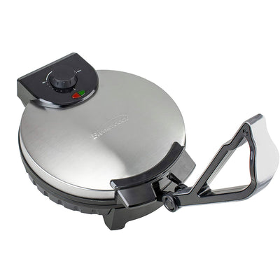 Brentwood 12" Stainless Steel Non-Stick Electric Tortilla Presser Maker (Used) - VMInnovations