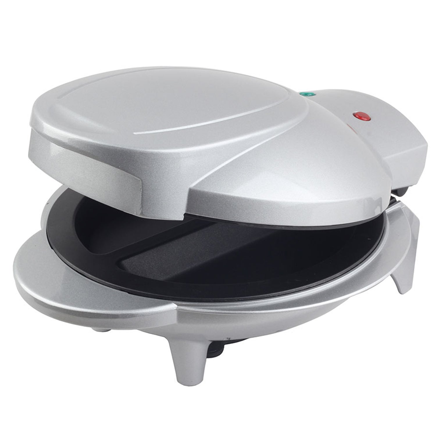 Brentwood TS-255 Non Stick Electric 2 Omelet Maker w/ Safety Shutoff, Silver - VMInnovations