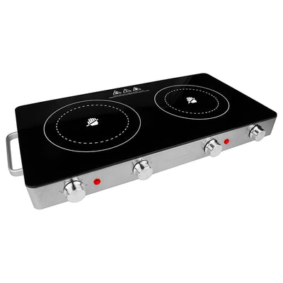 Brentwood Select 1800 Watt Double Infrared Electric Countertop Burner (Open Box) - VMInnovations