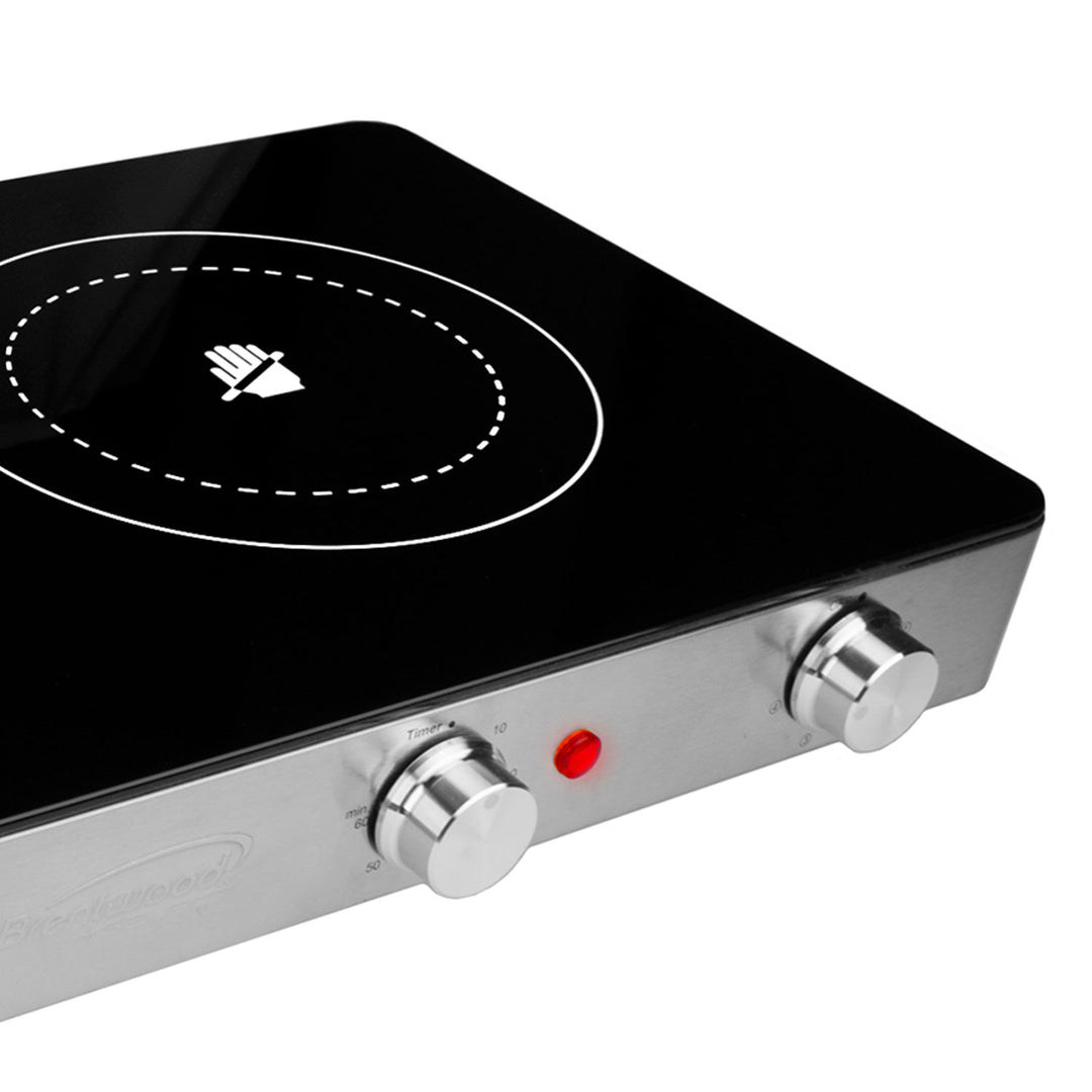 Brentwood Select TS-382 1800W Double Infrared Electric Countertop Burner (Used) - VMInnovations