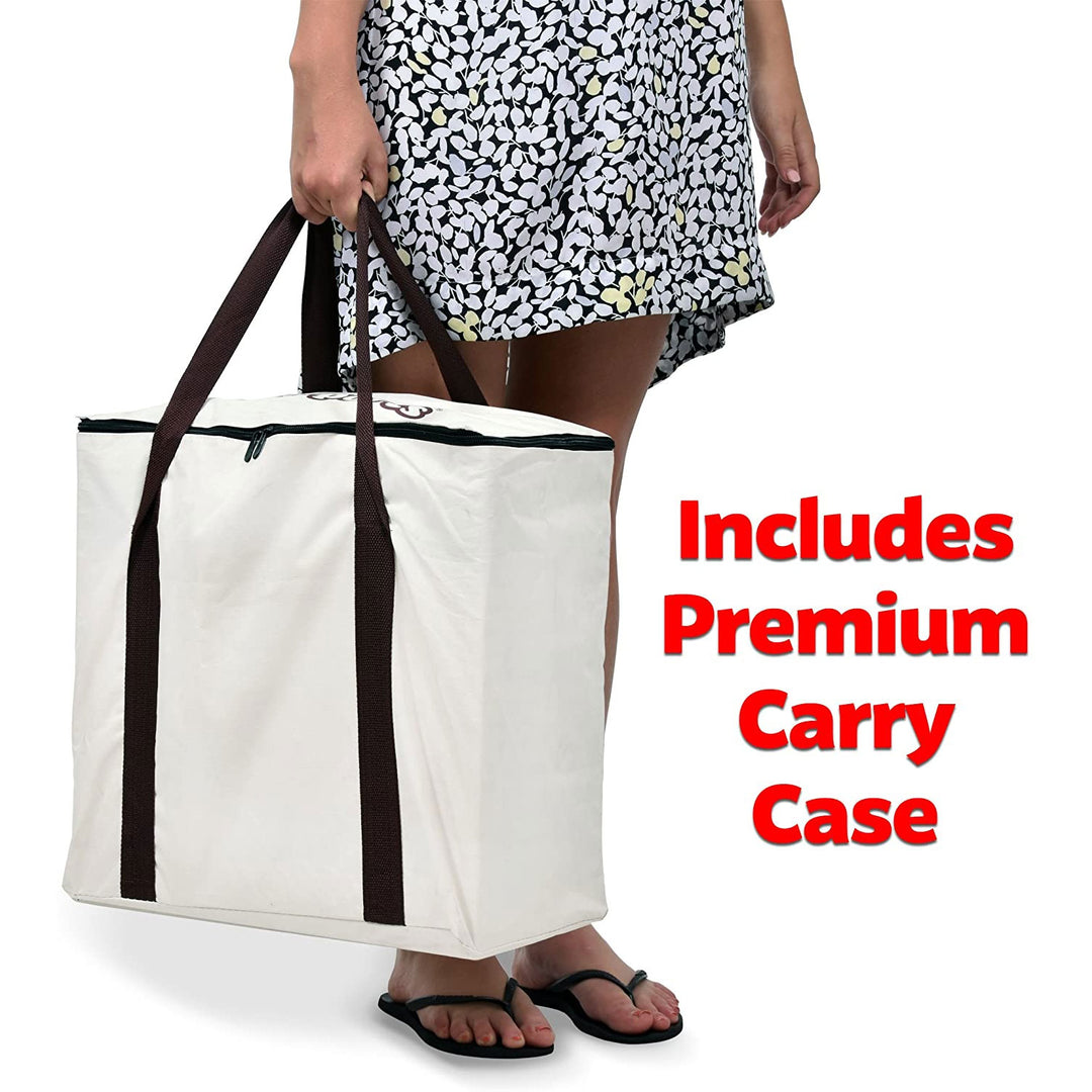 GoSports Giant 5 Foot Wooden Toppling Tower Backyard Lawn Game, Gray (Open Box)