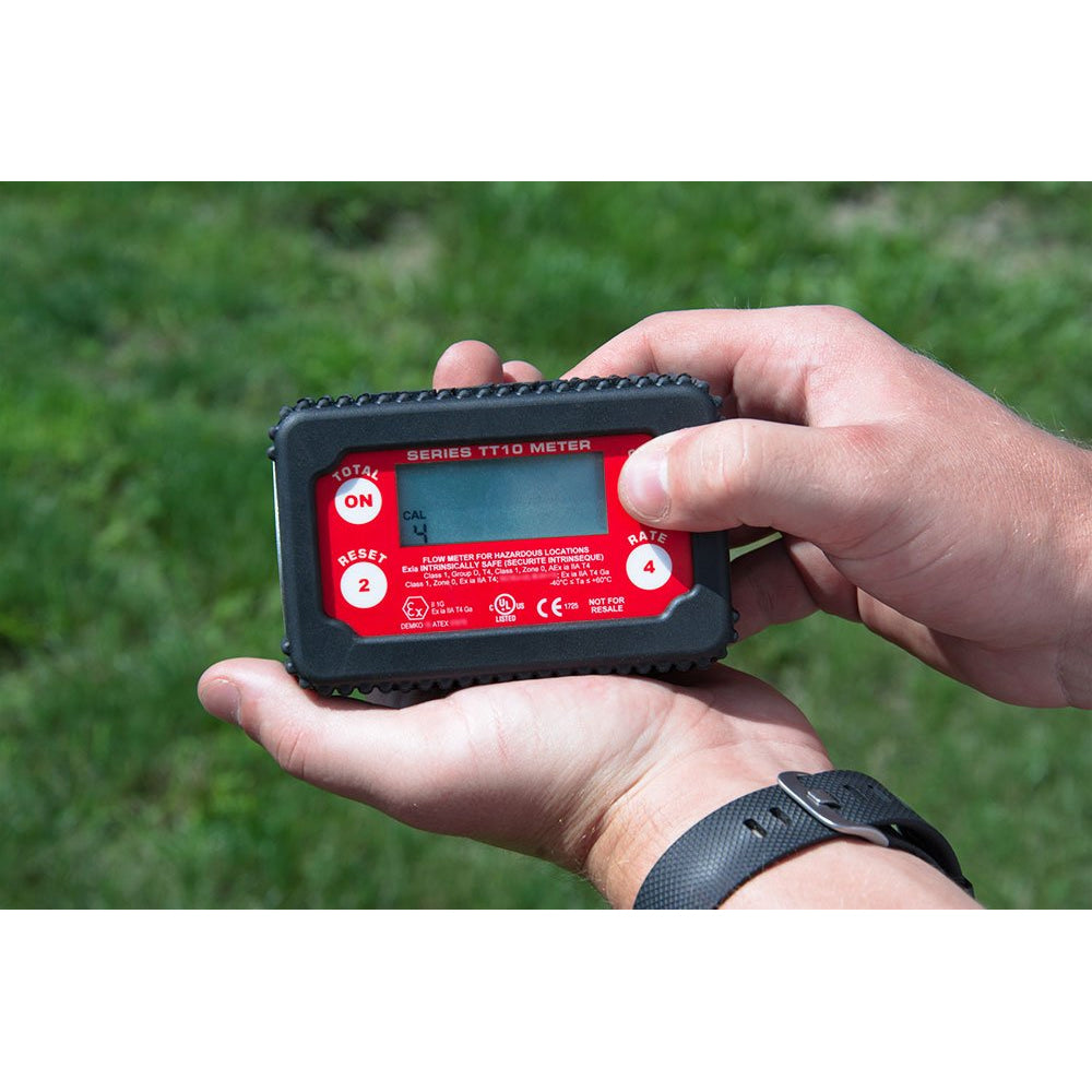 Fill-Rite TT10ANC 1 Inch In-Line Digital Display Turbine Chemical Transfer Meter