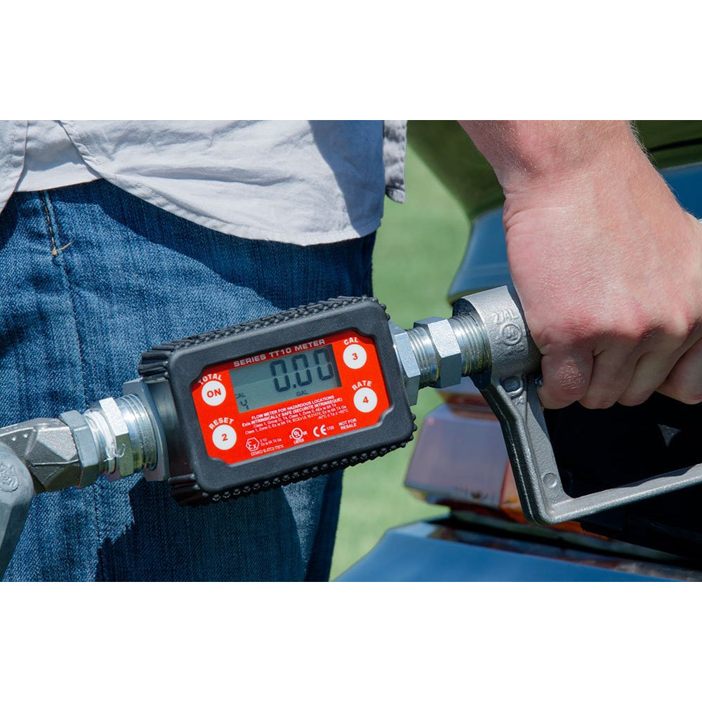 Fill-Rite TT10ANC 1 Inch In-Line Digital Display Turbine Chemical Transfer Meter