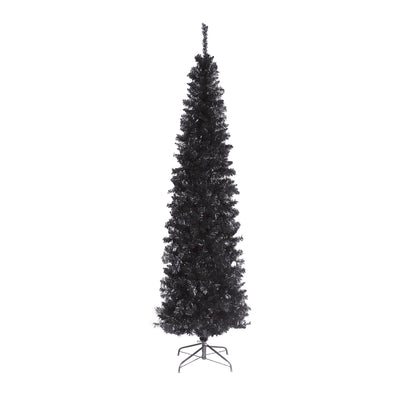 National Tree Company 6 Foot Holiday Tinsel Christmas Tree & Color String Lights