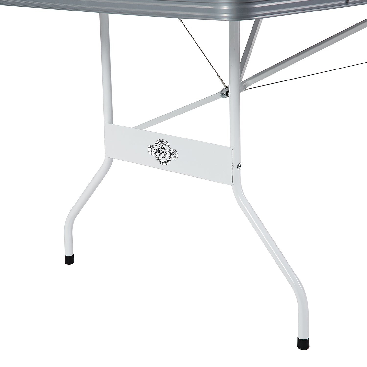 Lancaster Indoor Aluminum Folding Table Tennis Ping Pong Game Table (Damaged)