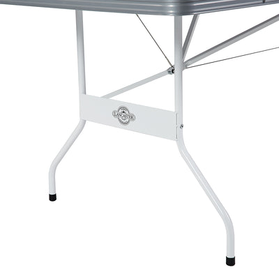 Lancaster Indoor Aluminum Folding Table Tennis Ping Pong Game Table (Damaged)