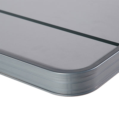 Lancaster Indoor Aluminum Folding Table Tennis Ping Pong Game Table (Damaged)
