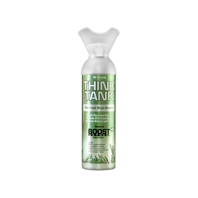 Boost Oxygen Think Tank Natural Portable 5L Pure Canned Oxygen Rosemary (3 Pack)