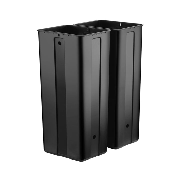 ToiletTree Products Stainless 16 Gal Dual Compartment Trash Can w/ Bags (Used) - VMInnovations