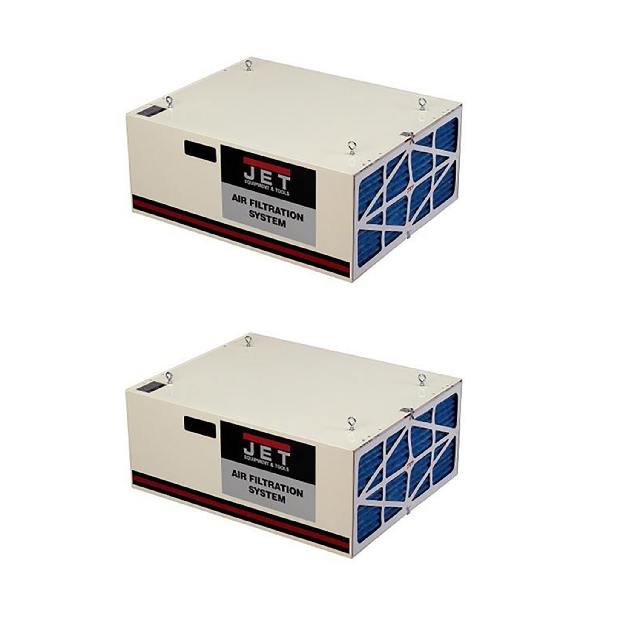 Jet 1000 CFM 3-Speed Air Filtration System with Remote Control (2 Pack)