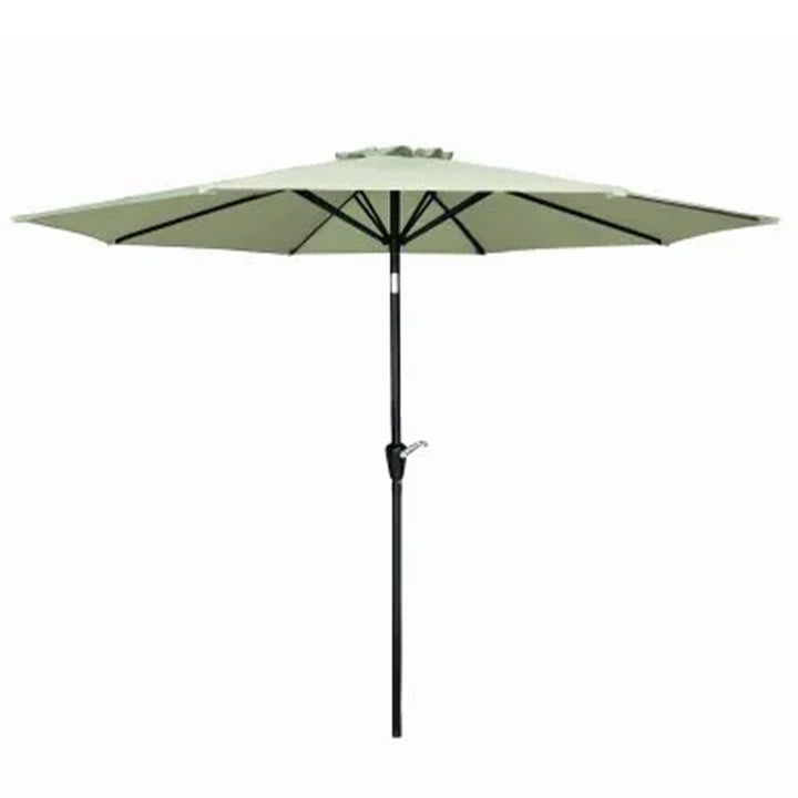 Four Seasons Courtyard 9' Round Polyester Patio Market Umbrella, Seafoam Green