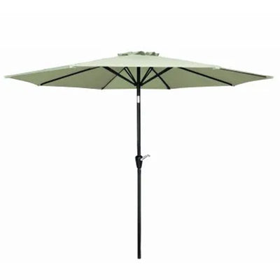 Four Seasons Courtyard 9' Polyester Patio Market Umbrella, Seafoam Green (Used) - VMInnovations