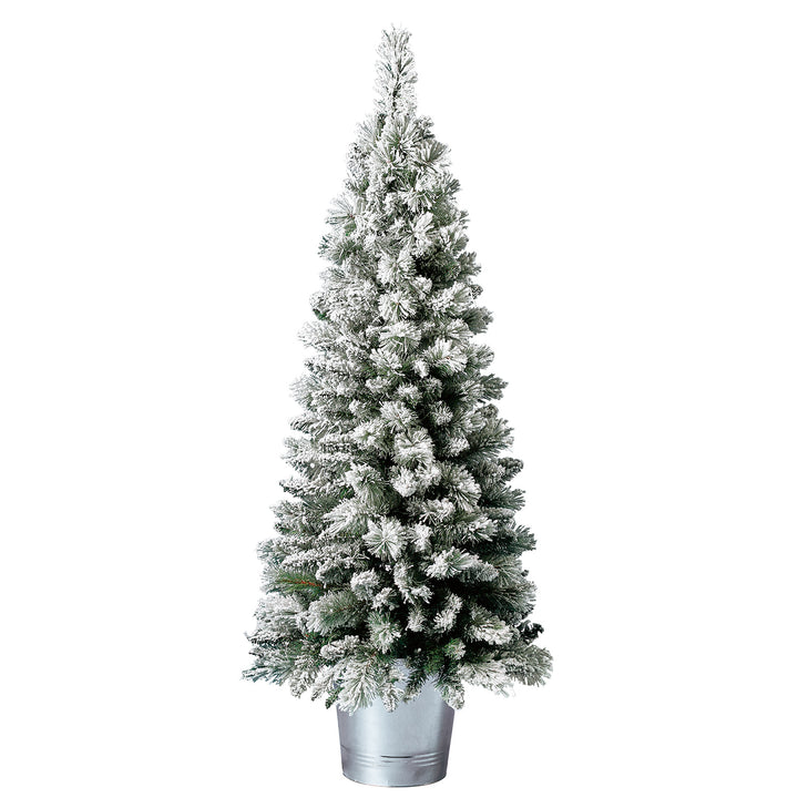 Home Heritage 4.5' PVC Pre Lit Artificial Christmas Tree w/ Stand (Open Box)