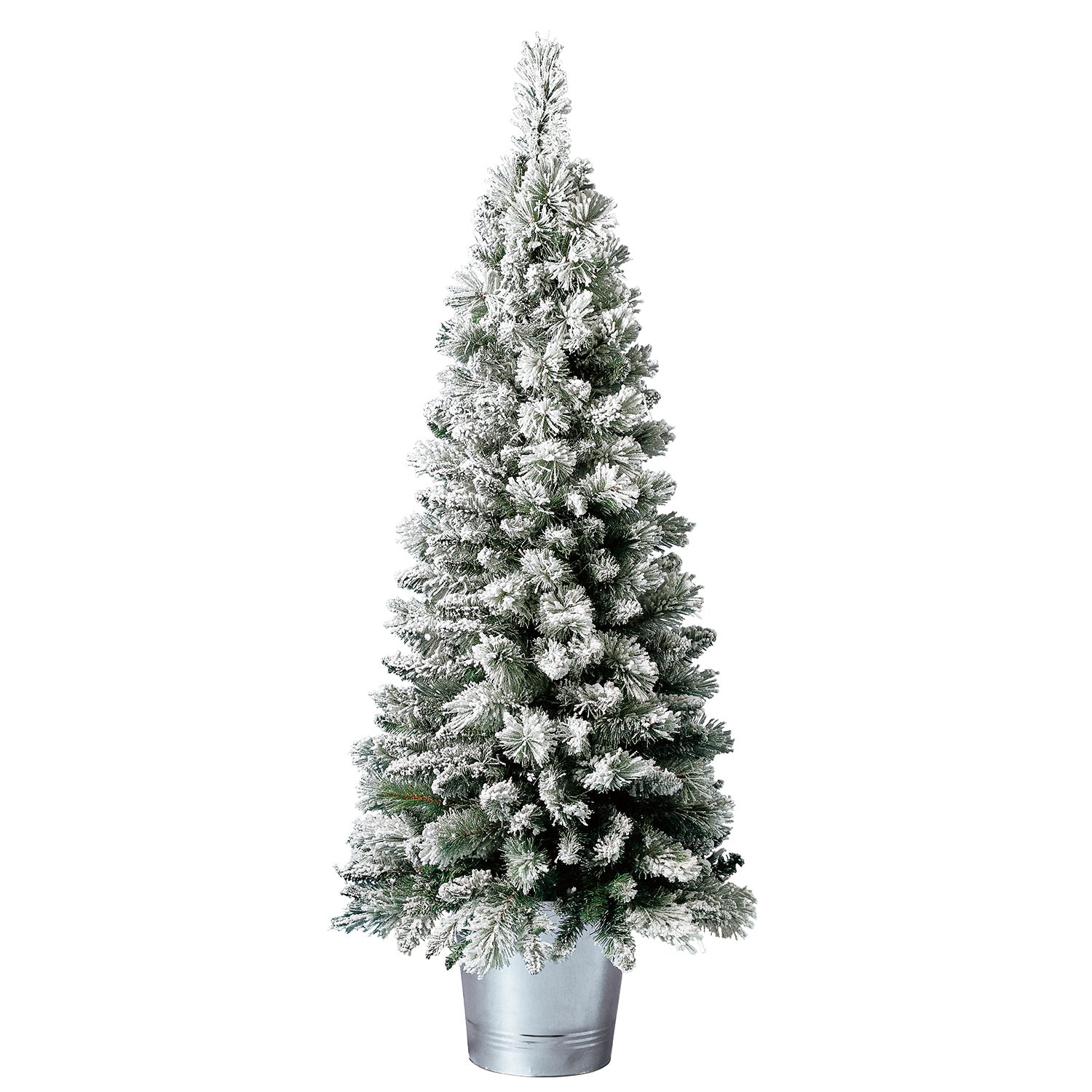 Home Heritage 4.5 Feet Entry Way PVC Pre Lit Christmas Tree w/ Stand (Used) - VMInnovations