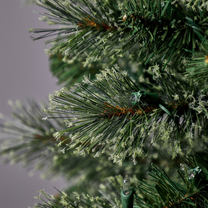 Home Heritage 5 Ft Stanley Cashmere Pine Christmas Tree w/ Lights (For Parts) - VMInnovations