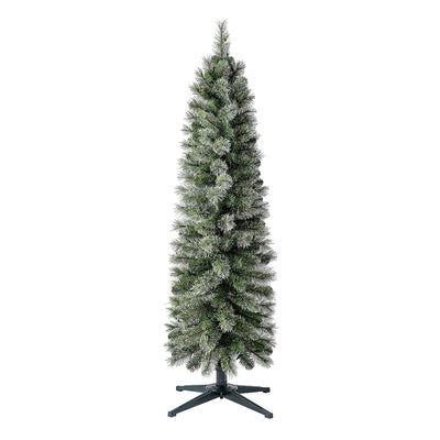 Home 5' Pencil Pine Prelit Artificial Christmas Tree 150 Color Lights(Open Box) - VMInnovations