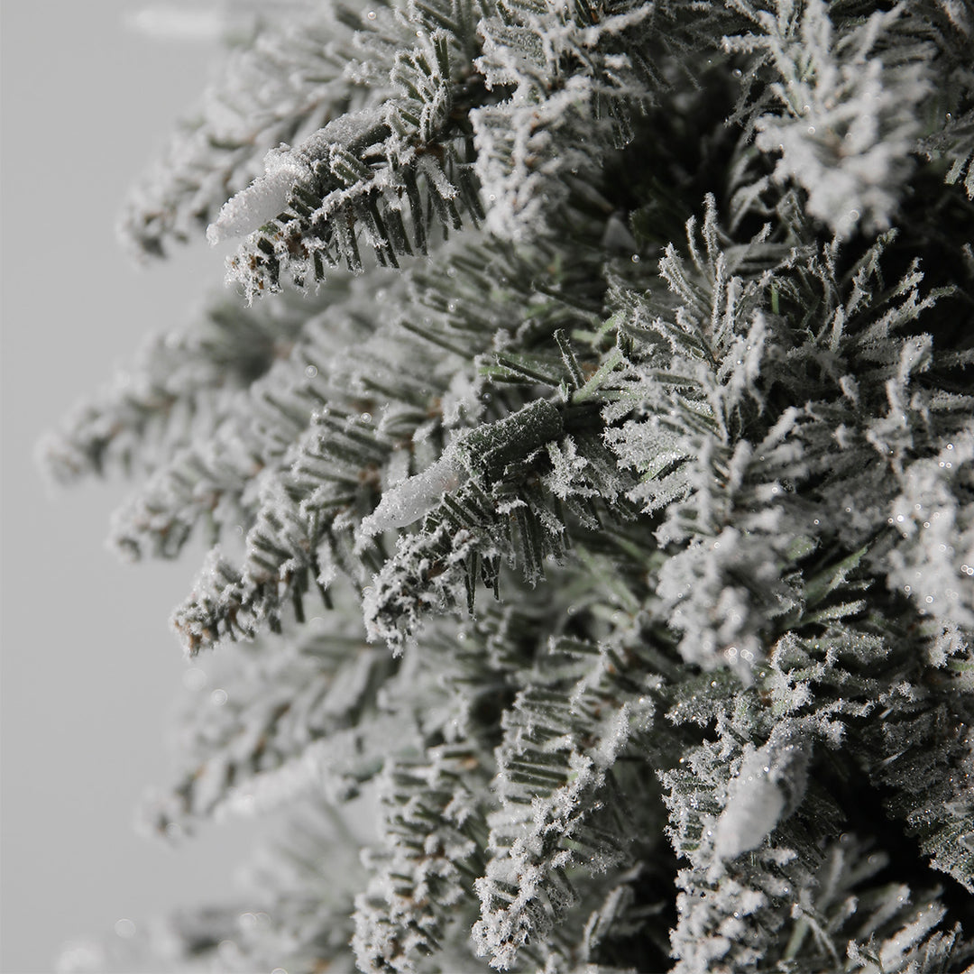 Evergreen Classics 7' Frosted Pine Christmas Tree w/Warm White LEDs (Open Box)