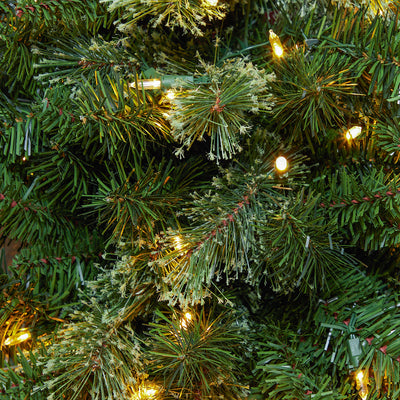 Home Heritage Cashmere 7 Ft Artificial Christmas Tree with LED Lights (Open Box) - VMInnovations