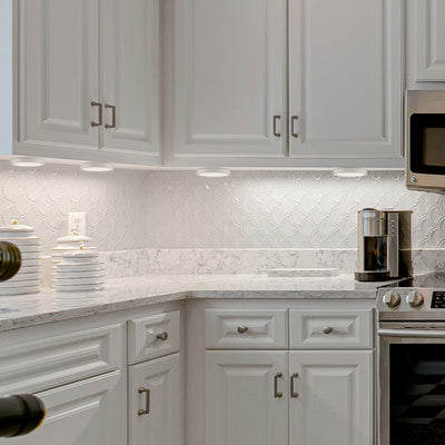 GE LED Plug In Slim Puck Light with Plastic Housing for Under Counter Fixtures - VMInnovations