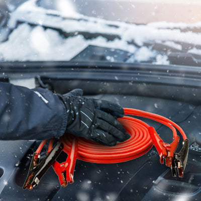 Master Mechanic 2 Pack 20' 4 Gauge Jumper Cable for Roadside Emergency Needs