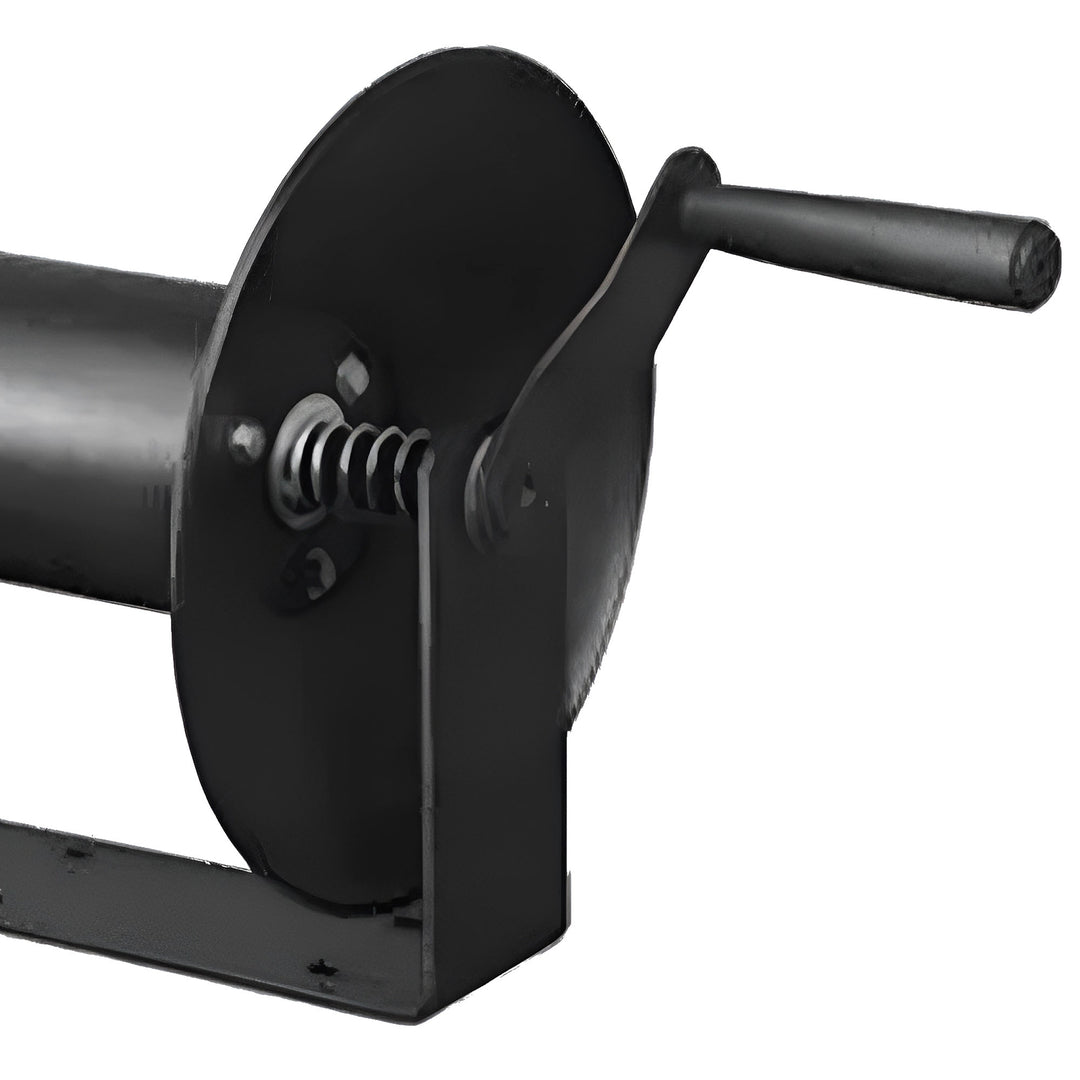 Master 3/8" x 100' Steel Open Air Compressor Hose Storage Reel, Black (Open Box) - VMInnovations