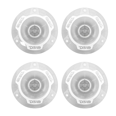 DS18 PRO TW1L 1 Inch VC 240 Watt Super Bullet Tweeter w/ LED Lights (4 Speakers)