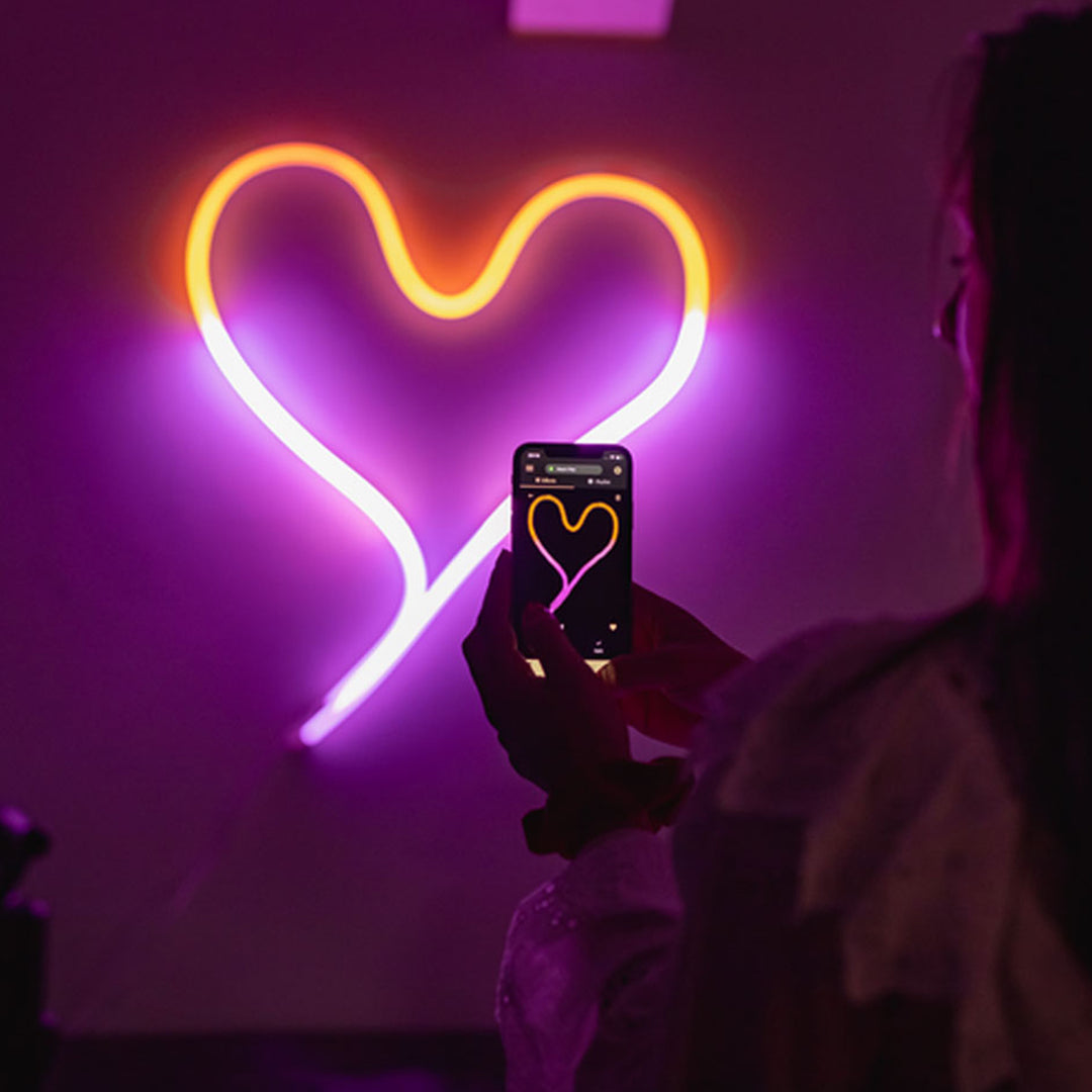 Twinkly Flex App-Controlled Flexible Light Tube RGB (16 Million Colors) 6.5 feet - VMInnovations