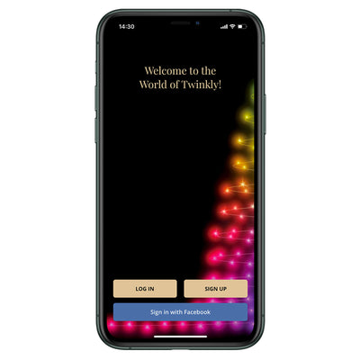 Twinkly 200 LED RGB Multicolor Decor Spritzer Lights w/ USB Music Effects Dongle