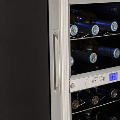 Koldfront Bottle Dual Zone Thermoelectric Wine Cooler, Stainless Steel (Used)