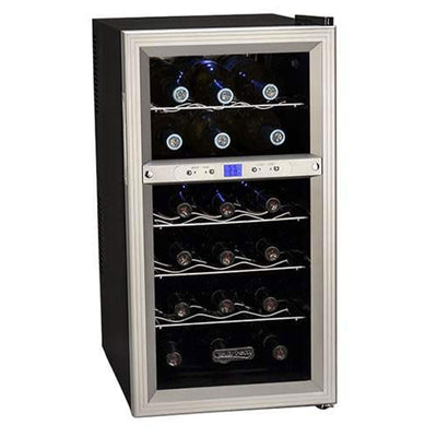Koldfront Dual Zone Thermoelectric Wine Cooler, Stainless Steel (For Parts)