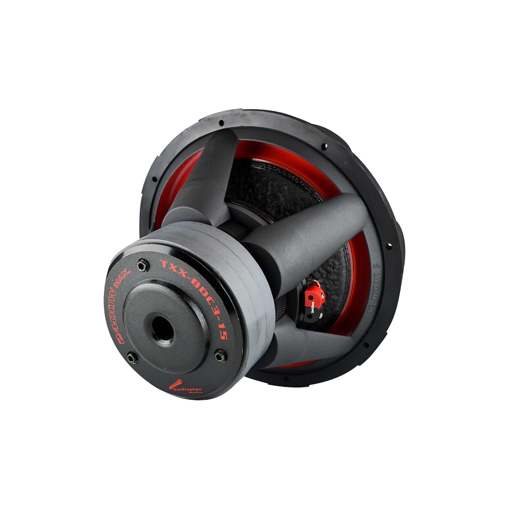 Audiopipe Class D Amp, Capacitor, 15in Dual Subwoofer 2-Pack, & QPOWER Wire Kit - VMInnovations