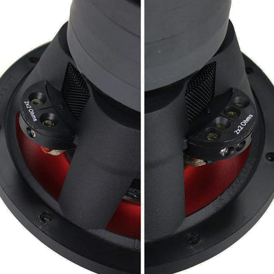 AudioPipe TXX-BDC4-15 2800 Watt Car Audio 4 Ohm Speaker DVC Subwoofer, Black - VMInnovations