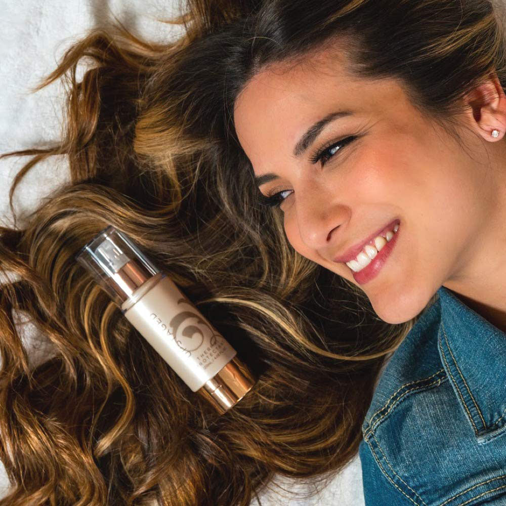 TYME Iron Pro 2-in-1 Hair Curler and Straightener with Thermal Protectant Spray